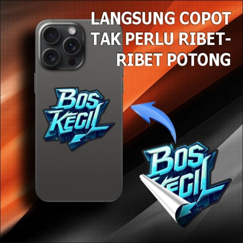 

stiker kata kata 3D cutting hologram