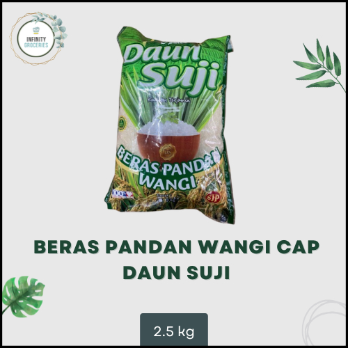 

BERAS PANDAN WANGI CAP DAUN SUJI 2,5 KG MURAH !!