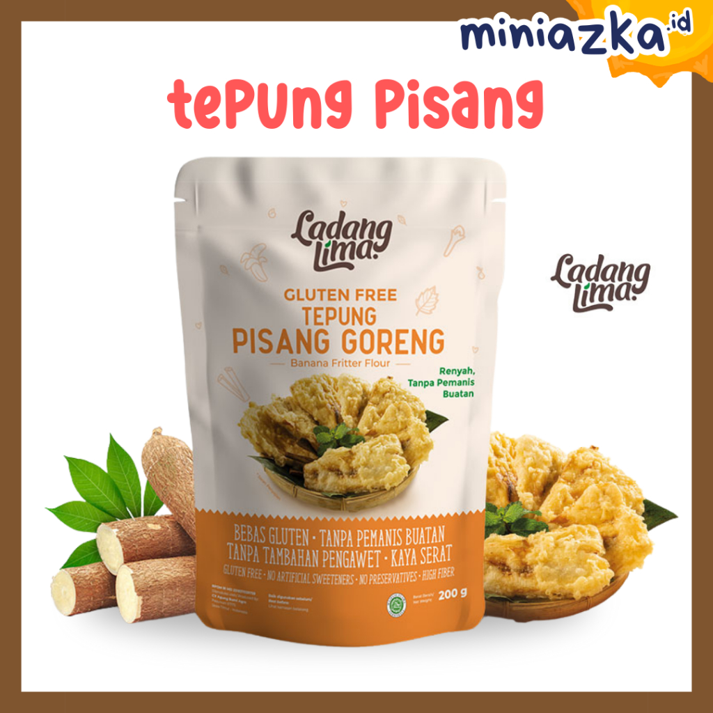 

Ladang Lima - Tepung Pisang Goreng Gluten Free 200gr