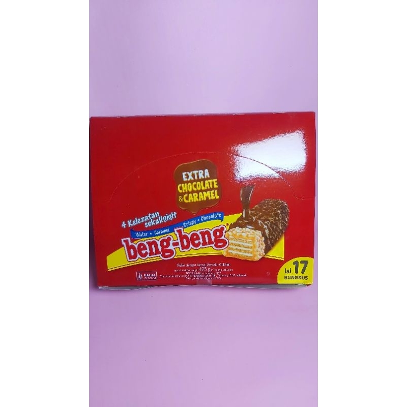 

[1 PACK] Beng Beng Extra Chocolate & Caramel Isi 17 x 25 g