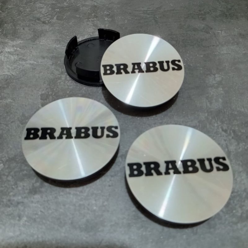 dop roda tutup velg racing diameter 6,5 cm BRABUS
