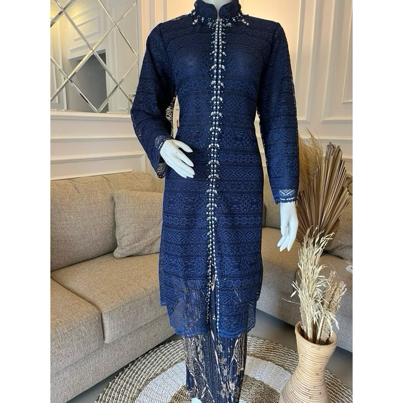 Atasan kebaya brukat malika payet kebaya kondangan kebaya tunik payet panjang