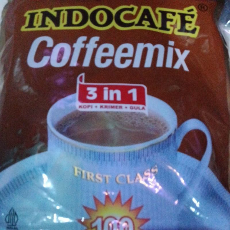 

kopi INDOCAFE coffemix 3 in1 1 pak 100sacth