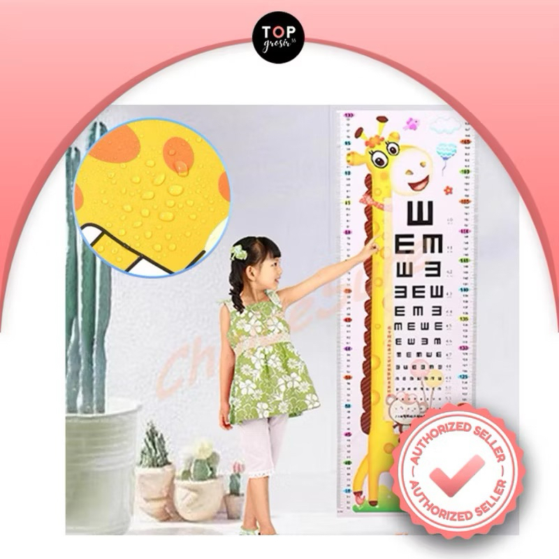 

(6PCS) STICKER TINGGI BADAN