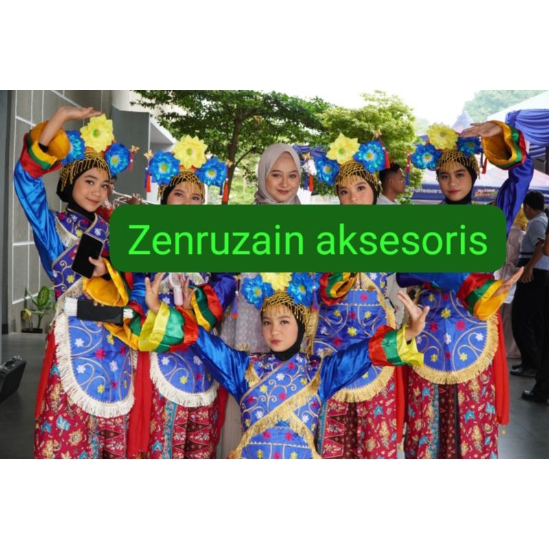 Baju tari renggong manis/lenggang siri/lenggang nyai/tari betawi komplit
