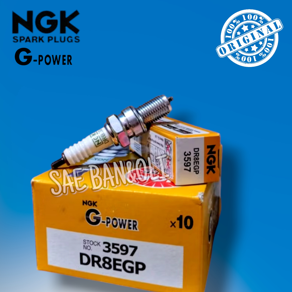 BUSI MOTOR NGK DR8EGP busi G-Power original