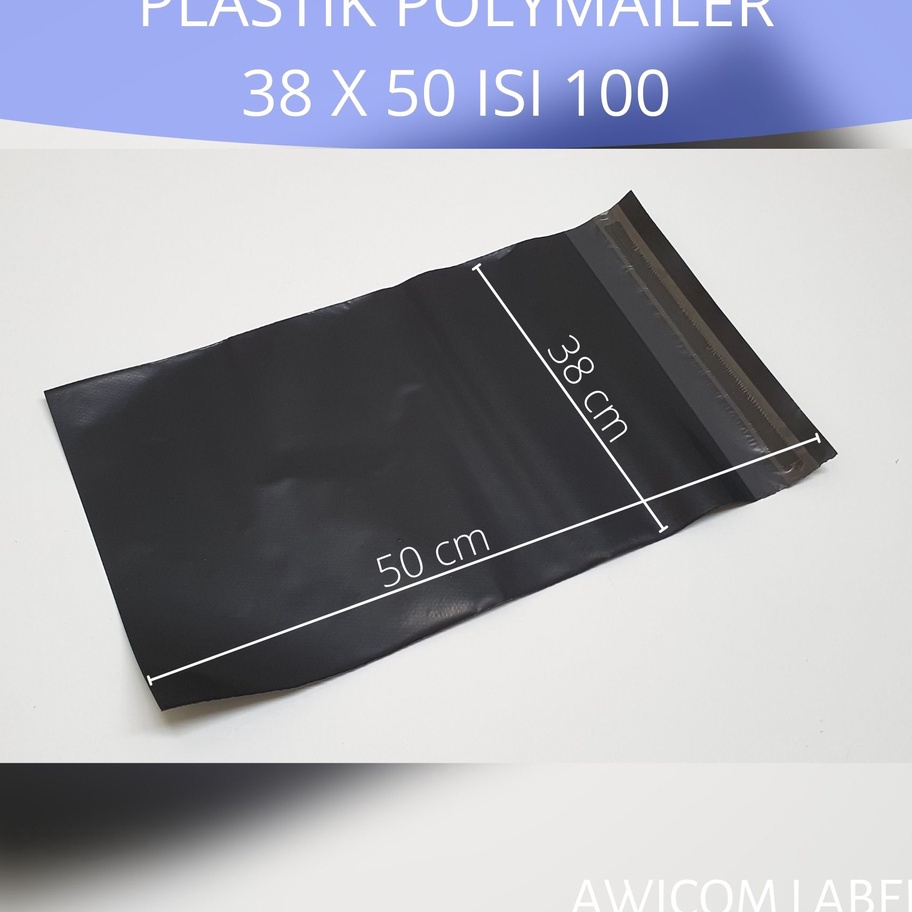 

Bonuskan 38x5 POLYMAILER Plastik Packing ukuran 38 x 5 cm isi 1