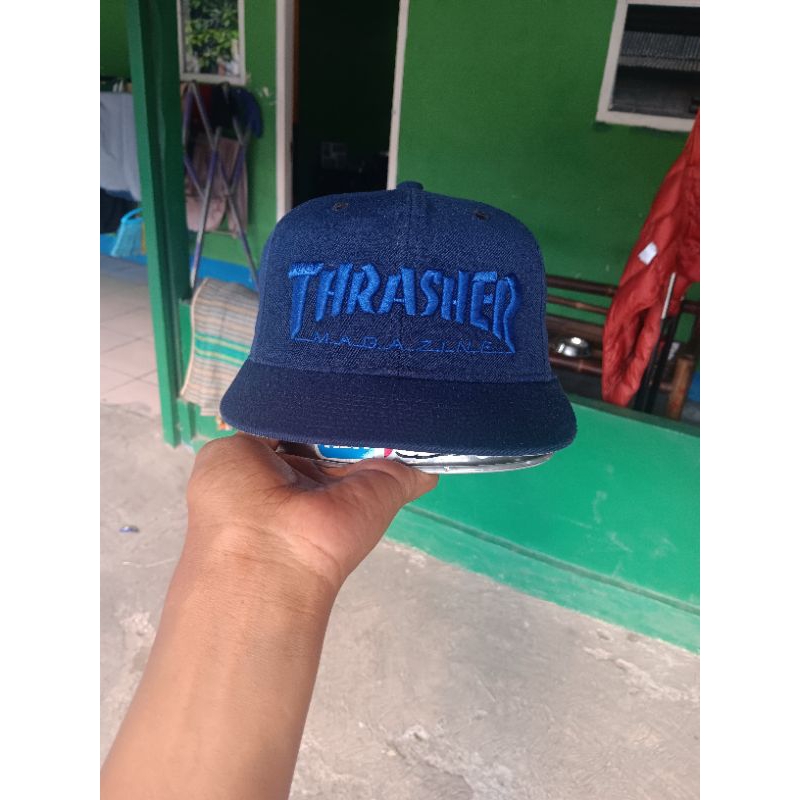Topi Skate Snapback Hat Hats Cap Caps Thrasher Authentic Original