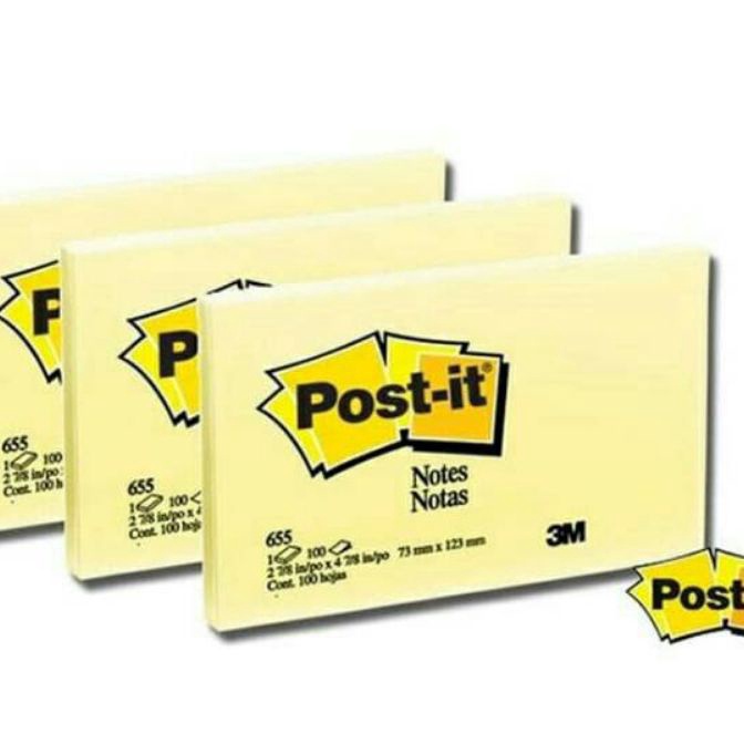 

HJ6 Post it Memo stick 3M 655 1pad