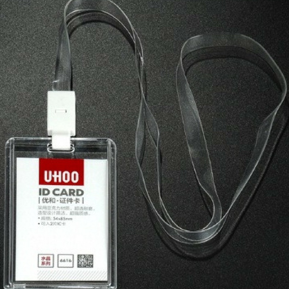 

Super Kualitas ID Card holder Name Tag Holder Tempat ID Card UHOO 6616