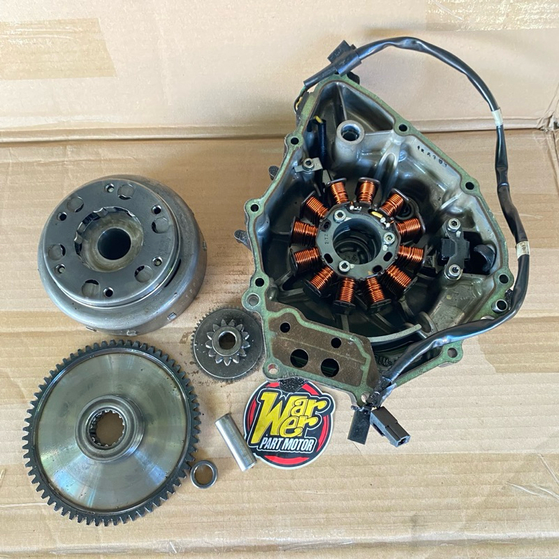 Blok Magnet Spul Magnet Fullset Satria fufi/Gsx 150 Original Copotan