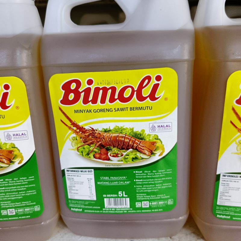 

Minyak Goreng Bimoli Klasik Kemasan Jerigen (5 liter)