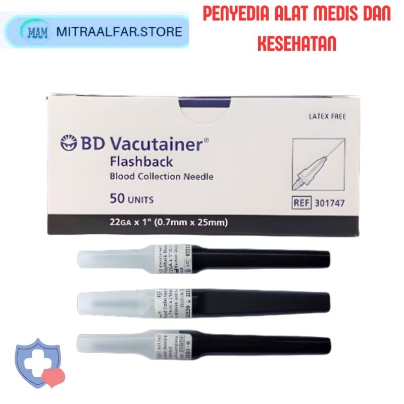 Needle Flasback BD Needle Vacutainer 22g