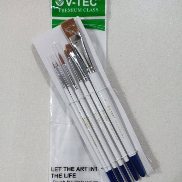 

KODE W24O VTec Brushes VT 216 Kuas VTec Beragam Model Isi 6 Pcs