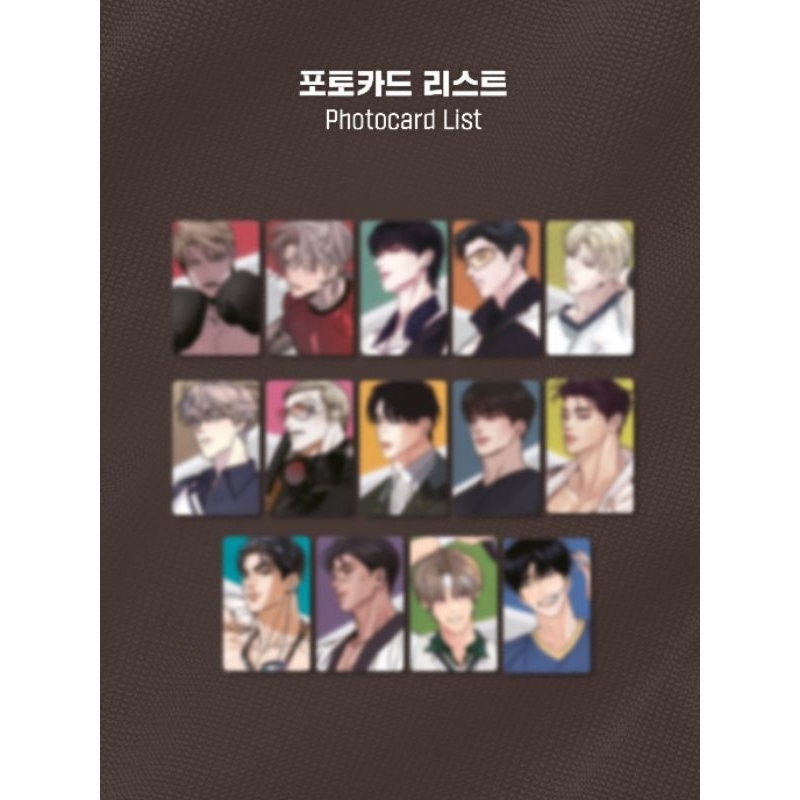 [READY] Team Lezhin Photocard Official RPC Lezhin Team A & B. Jinx Painter Of The Night Pearl Boy Ba