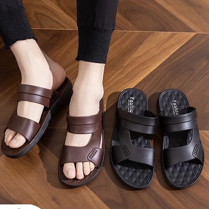 KODE N57Y Sandal Pria Casual  Sandal Pria Kekinian  Sandal Premium Pria  Sandal Casual Tali Belakang
