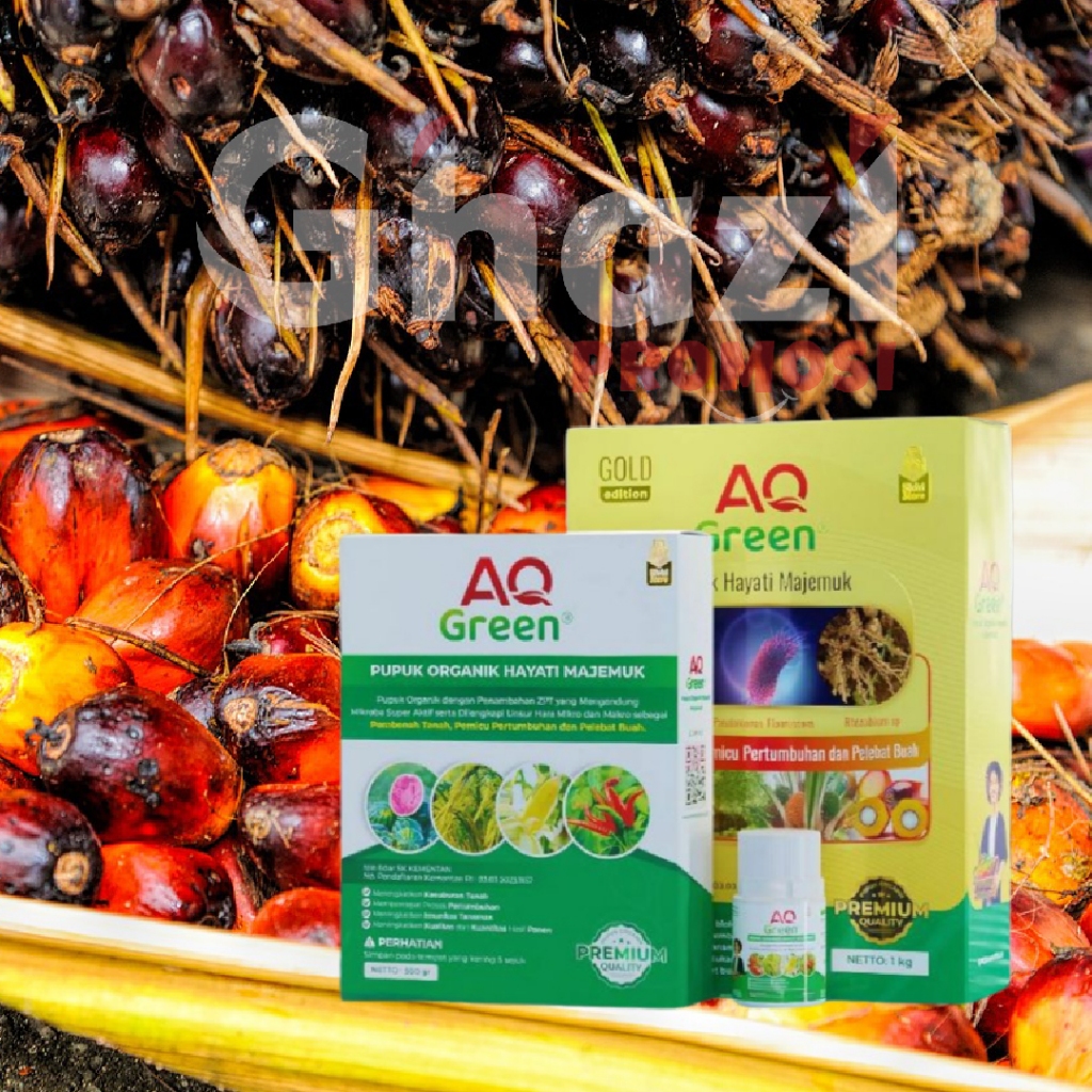 AQ GREEN Pupuk SAWIT Organik Hayati Bubuk Meningkatkan Hasil Panen SAWIT