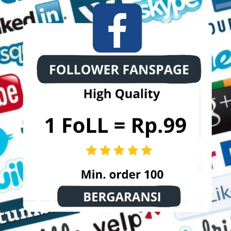 Follower Fb Pro Follower Fanspage Permanen bergaransi