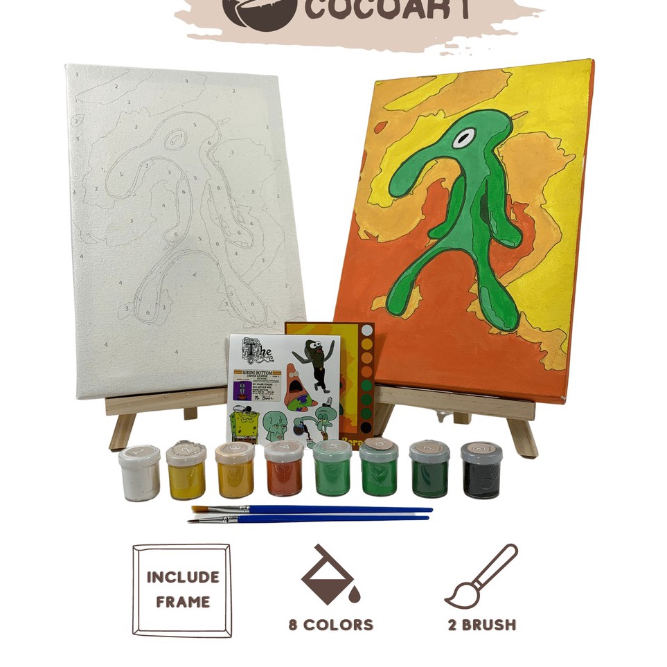 

Hadir Spesial Paint By Number Kit Tampan dan Berani Spongebob Squarepants Cocoartid I Kanvas 2 x 3 cm