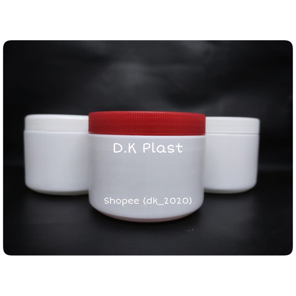 KODE P48T Pot Scrub Toples Jar Plastik Pot Lulur HDPE 5gram isi 1pcs