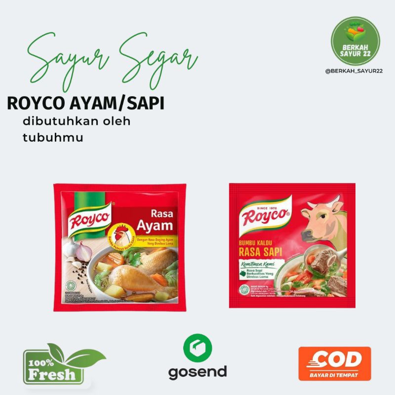 

BERKAH_SAYUR22 Royco Saset