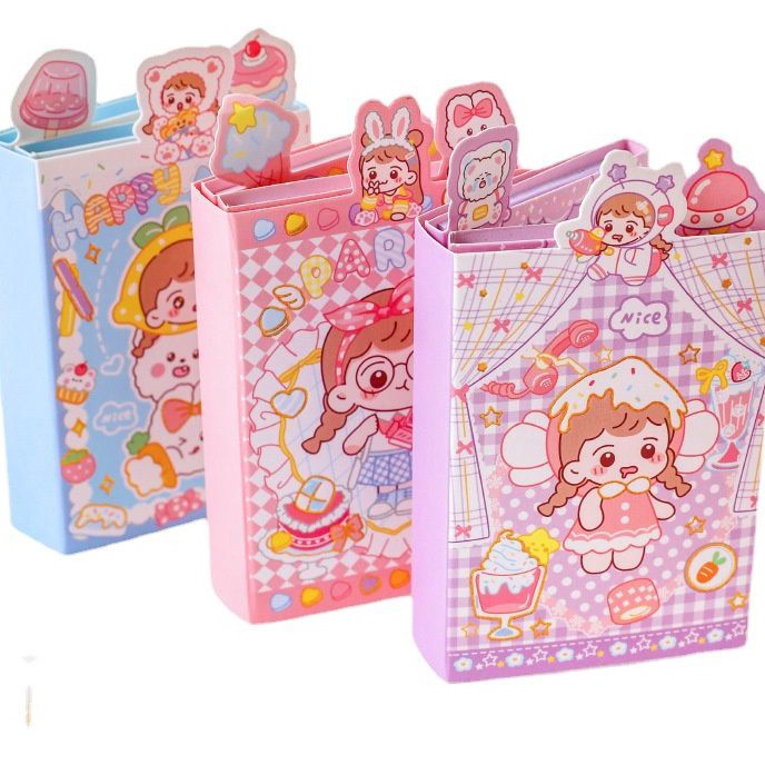 

Cepat Sticky Notes Japanese Cute Lucu Pembatas Buku Label Buku