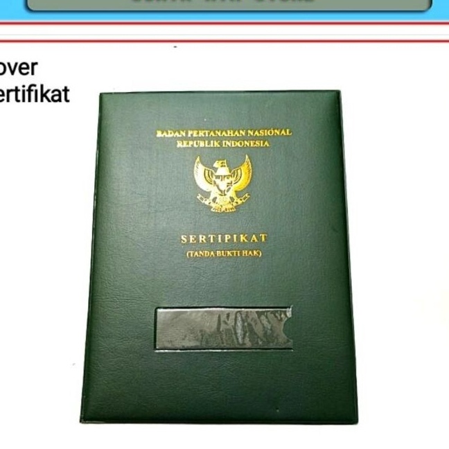 

Langka Cover Sertifikat Tanah Bahan TEBAL