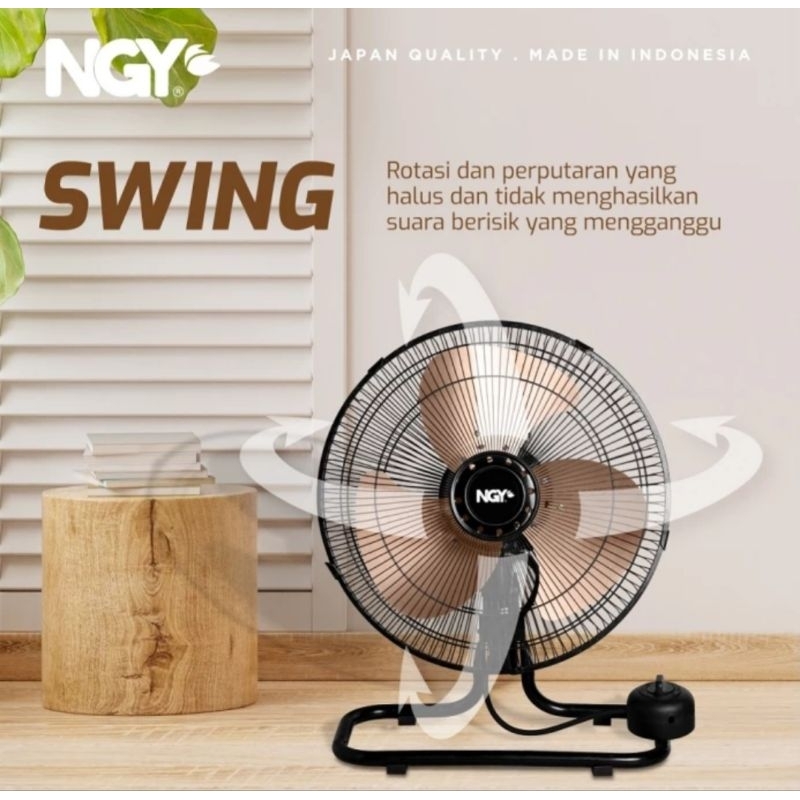 Kipas Angin Tornado Fan 2in1 /NGY Kipas Angin Dinding / Ngy Kipas Angin Besi / Ngy Kipas Angin NG-12