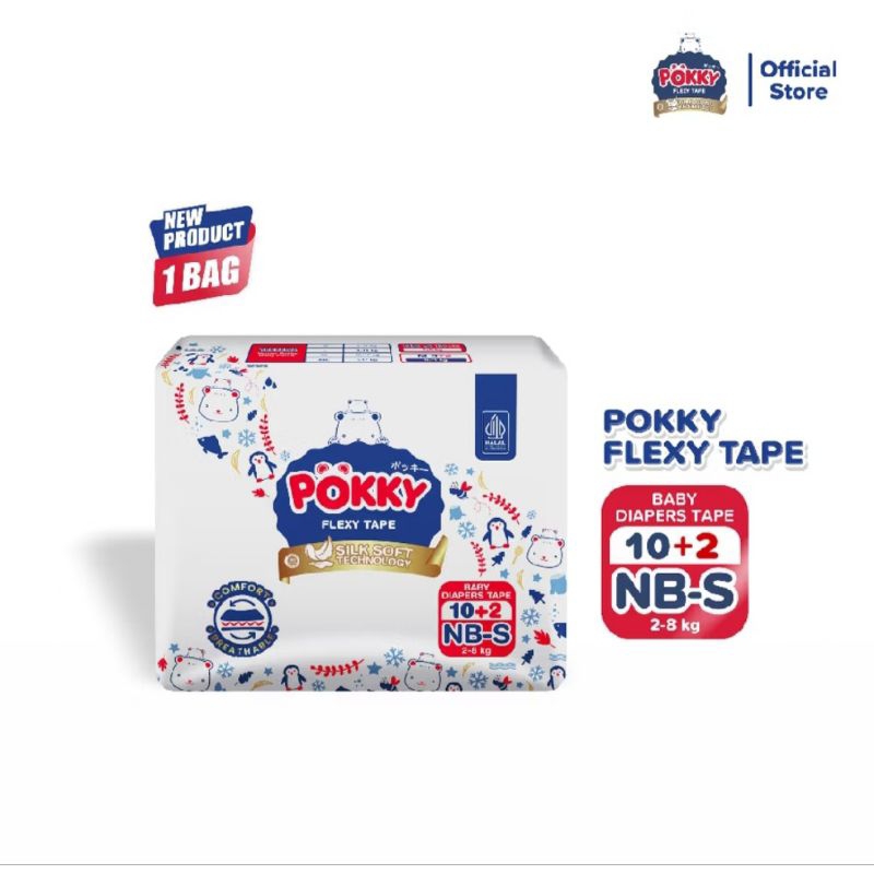 pampers bayi pokky flexy tape nbs 10+2
