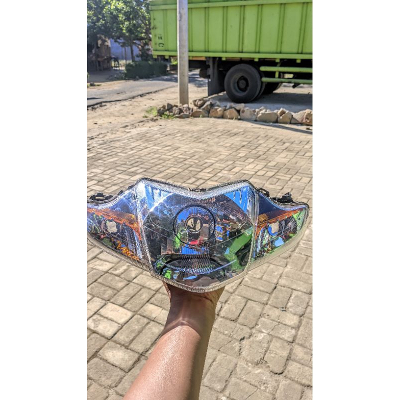 headlamp Honda Revo fit Revo absolute original copotan