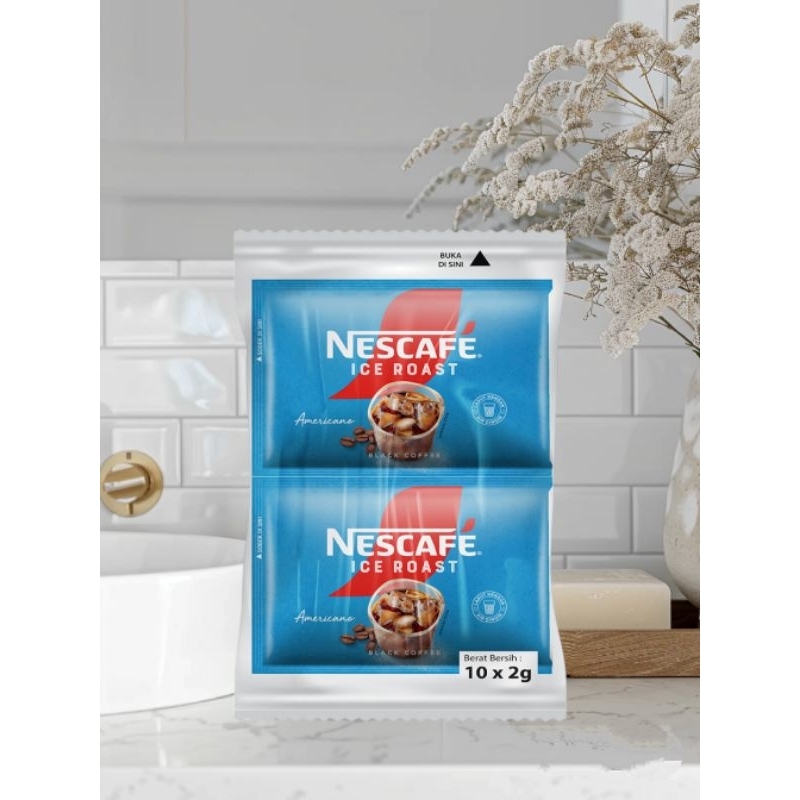 

Nescafe Ice Roast Kopi Instan Americano Bag 10 x 2 g