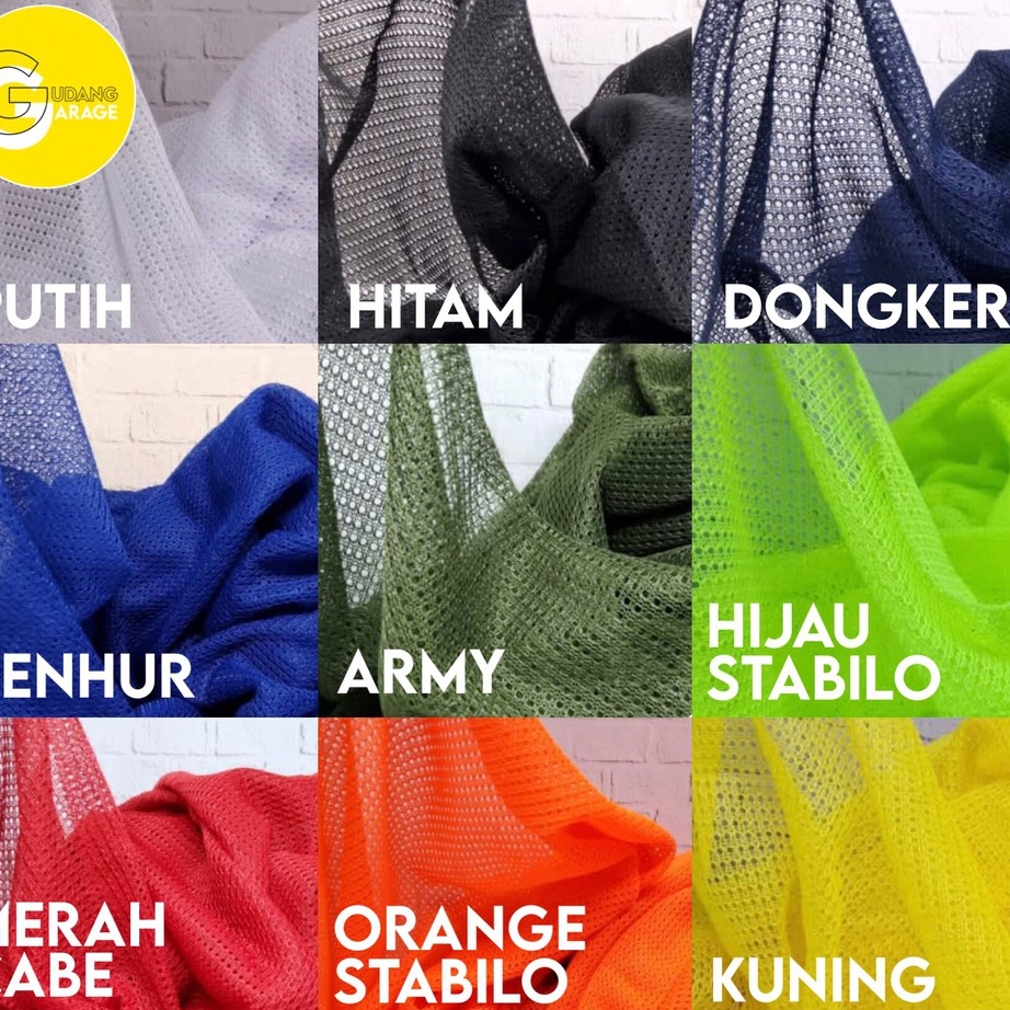 DISCOUNT Kain Mesh Jala jaring furing import halus  jala lapis mini