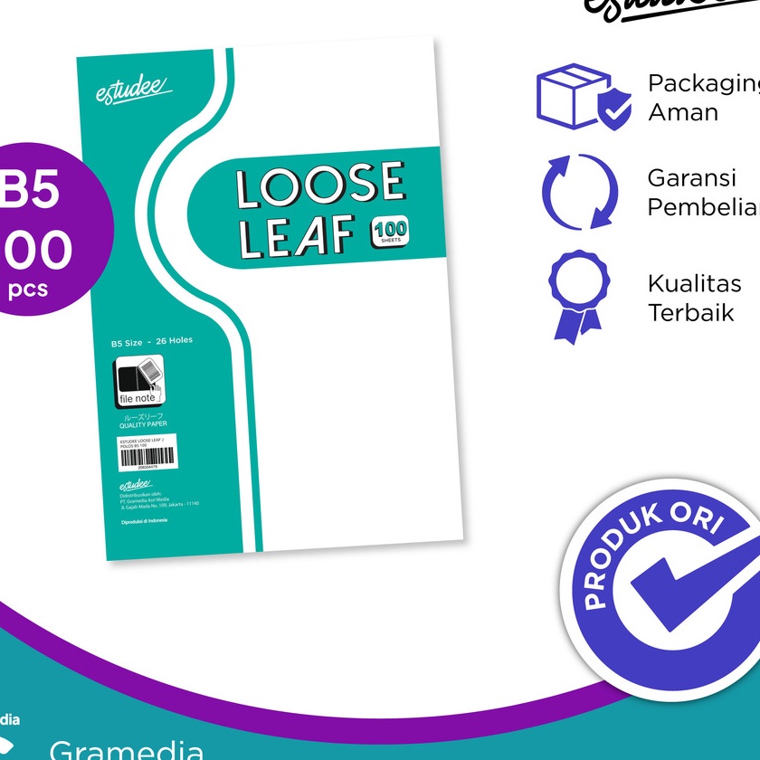 

Terkini Estudee Loose Leaf J Polos B5 1
