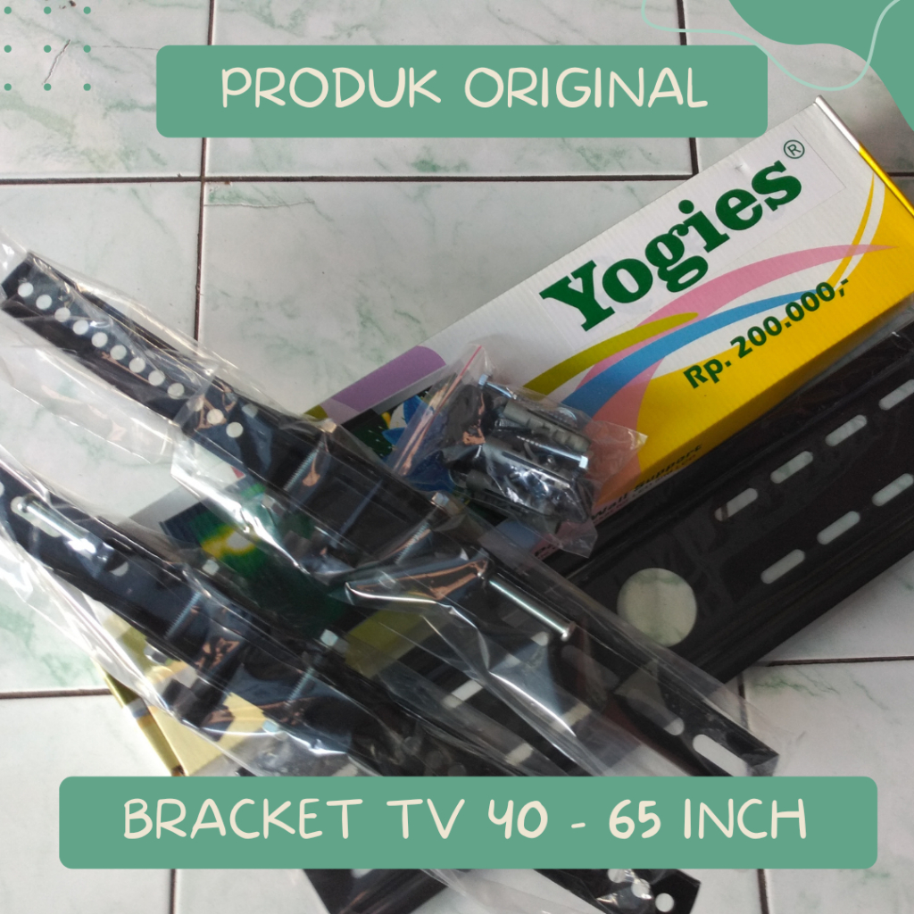Bracket TV 40 Inch Sampai 65 Inch Up To 75 Inch - Bracket TV Dinding - Bracket TV 55 Inch