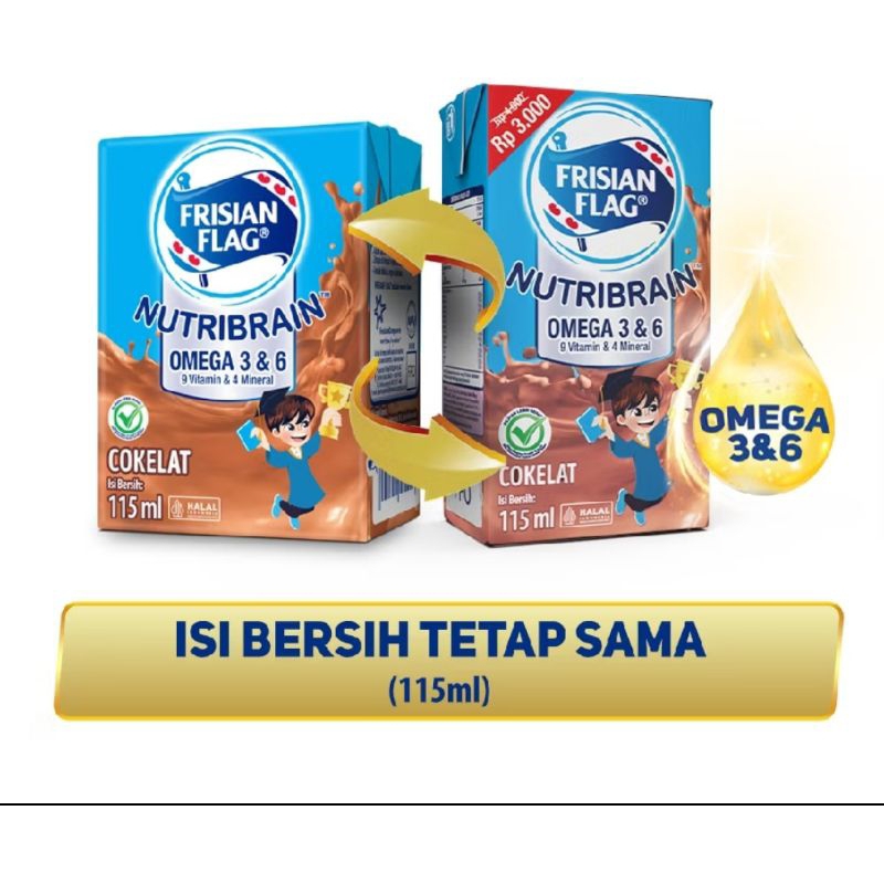 

Frisian Flag Bendera Omega Susu Uht 115 Ml