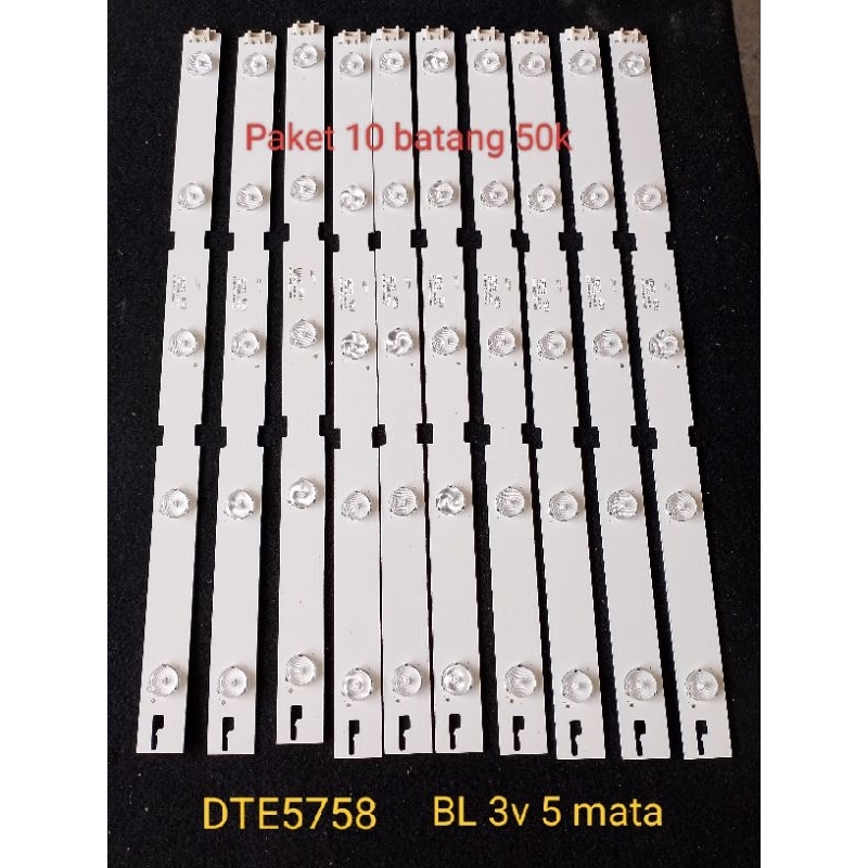 BL Backlight tv LED universal 5 mata 45 cm