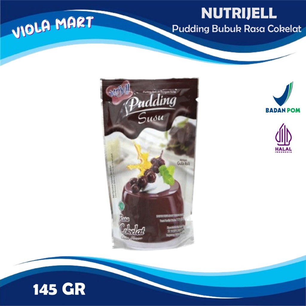 

Nutrijell Pudding Bubuk Rasa Cokelat 145gr {Tersedia Harga Grosir}