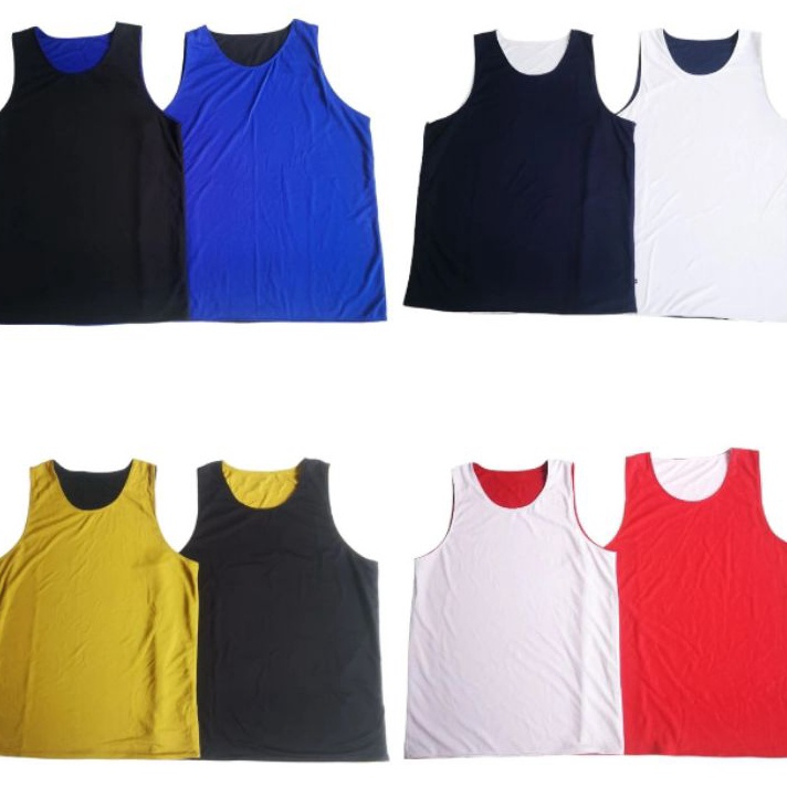 PROMO Jersey basket Atasan Polos revesible Bolek Balik