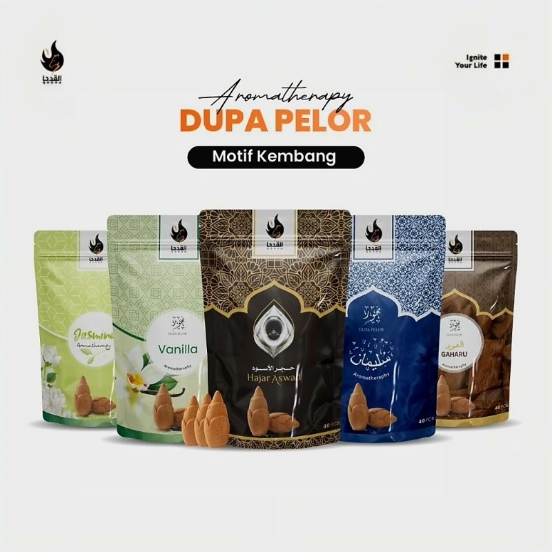 Piyugardening Dupa Sulaiman Kerucut Pelor Motif Kembang Qodha Aromatic Buhur Bukhur Asap Kebawah Isi