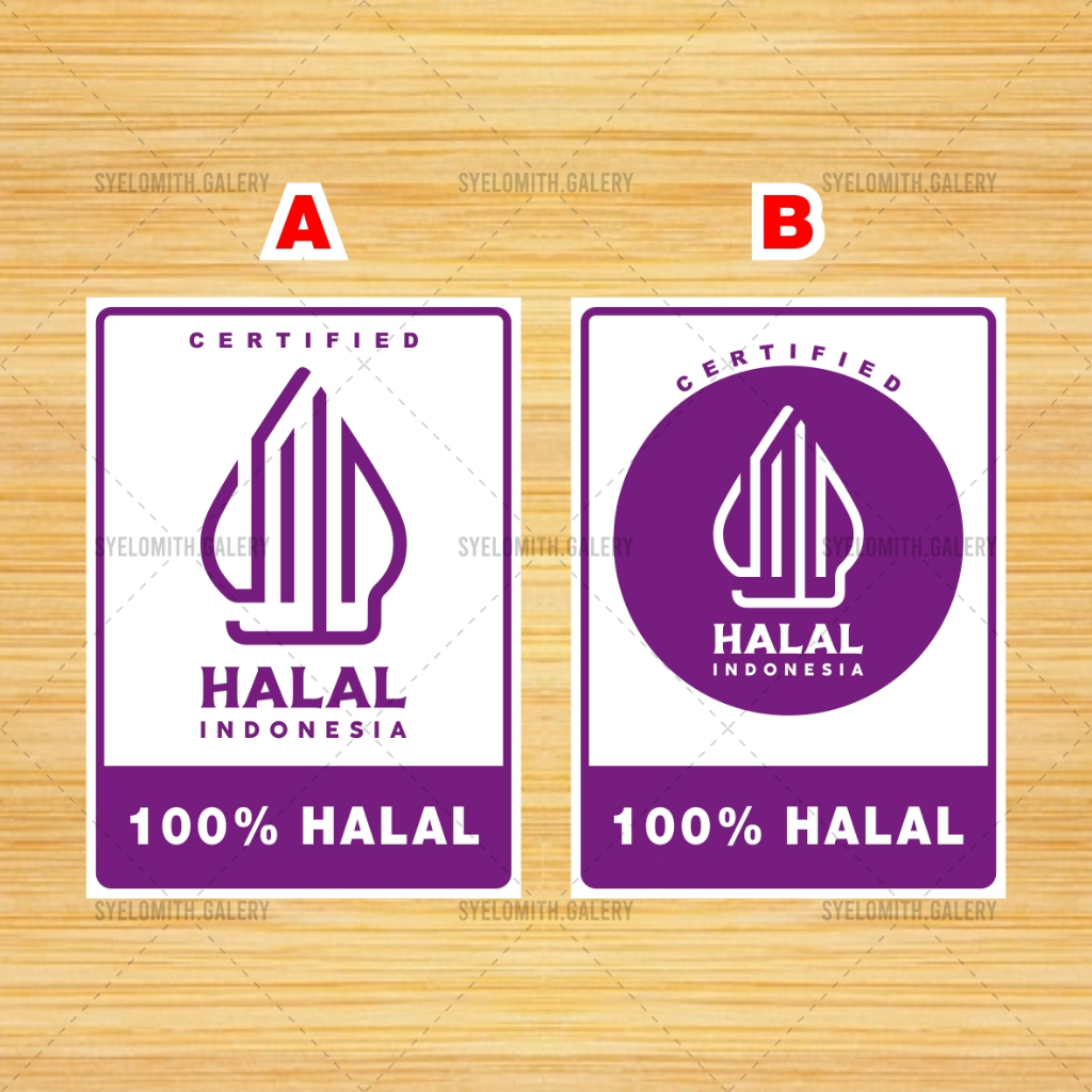 

Stiker Halal indonesia Sticker Halal 100% Waterproof