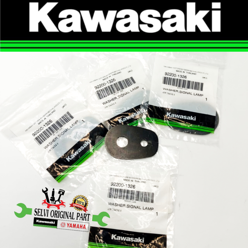WASHER PLAT BESI LAMPU SEN NINJA 150 R SS DUDUKAN LAMPU ORIGINAL KAWASAKI