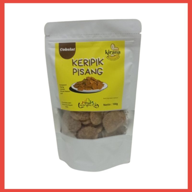 

Keripik Pisang Coklat Khas Lampung Banana Chip Premium 100gr