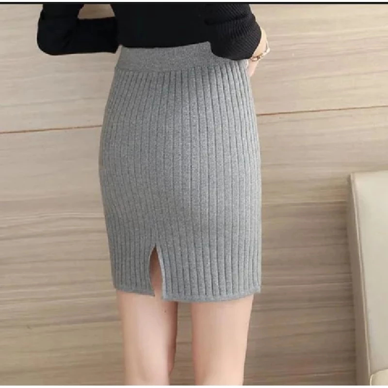 Rok span Rok pendek korea Rok mini selutut Rok pendek rajut