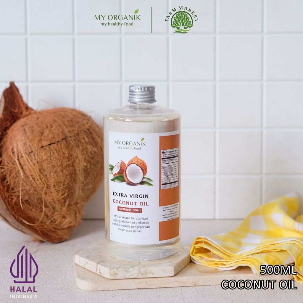 

My Organik Virgin Coconut Oil Minyak Kelapa VCO 100% EXTRA VIRGIN COCONUT OIL 500ml