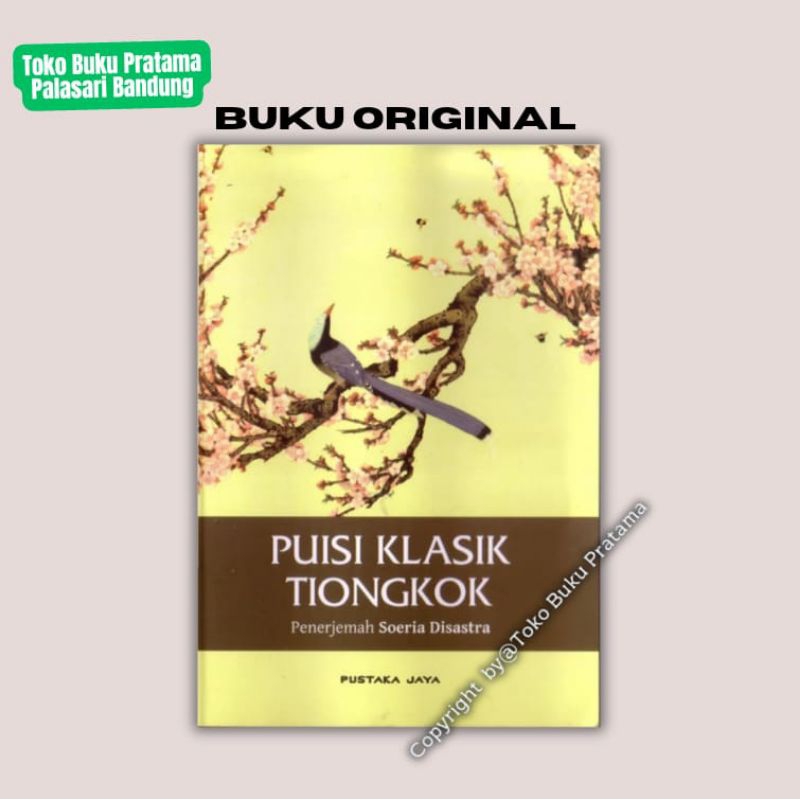 Buku Puisi Klasik Tiongkok - Soeria Disastra - ORI