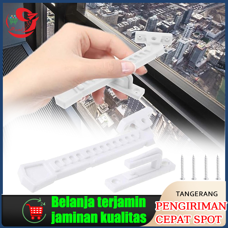 Penahan Jendela Hak Angin Jendela Stainless Tebal Kunci Pengaman Jendela Safety Lock