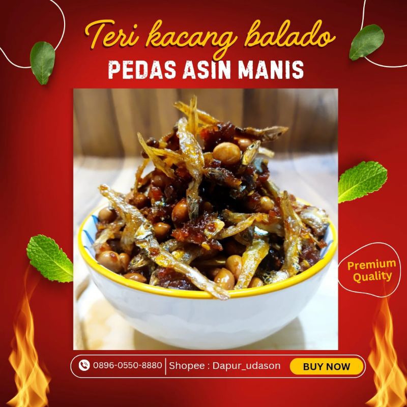 

teri kacang balado 100gr