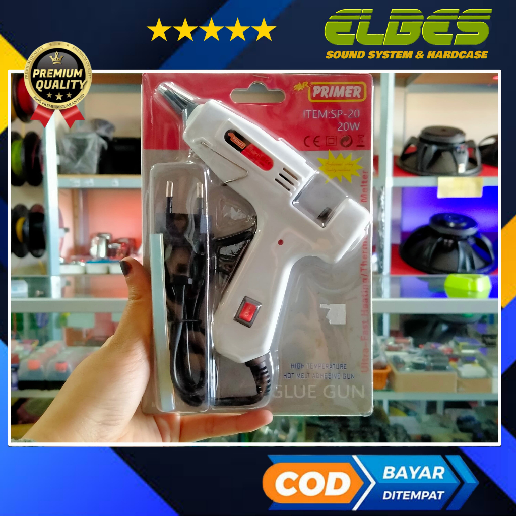 Glue gun alat tembak lem bakar besar dan kecil kualitas bagus