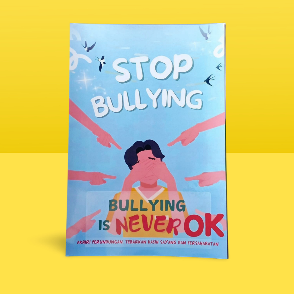 Poster Stop Bullying | Poster Bullying is Never OK | Poster STOP Bullying | Edukasi Sekolah