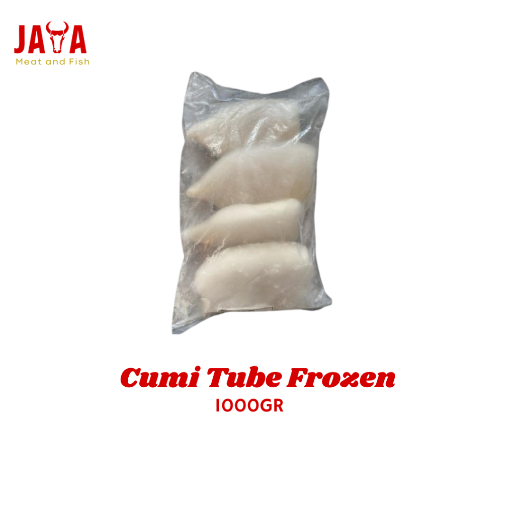 

Cumi Tube Kupas Bersih Segar Beku 1 Kg | Cumi Bersih Frozen 1 Kg